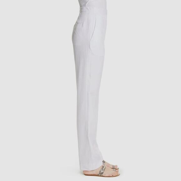 Tibi Sebastian High Rise Ankle Dress Pants White Size 8 - Picture 2 of 9